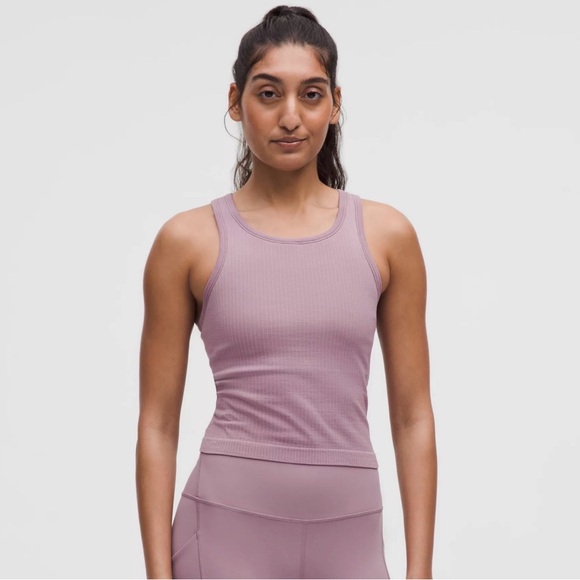 lululemon athletica Tops - NWOT Lululemon Ebb to Street Razorback Cropped Tank Top Size 8